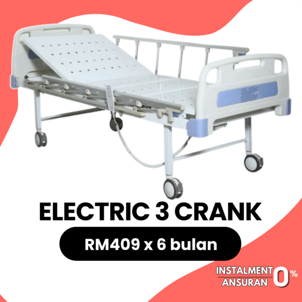 Ansuran Katil Elektrik 3 Crank