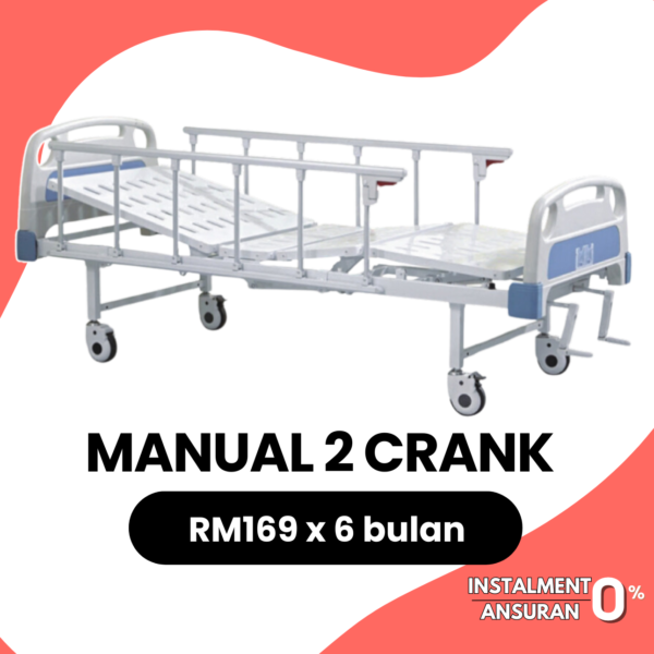 Ansuran Katil Manual 2 Crank