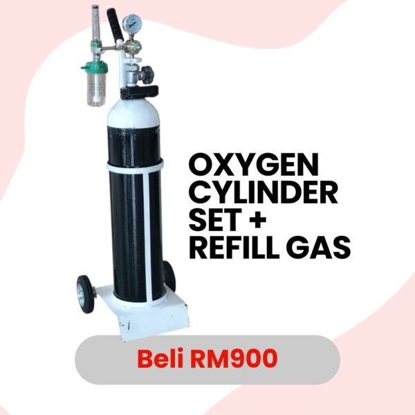 Oxygen Cylinder Set + Refill Gas