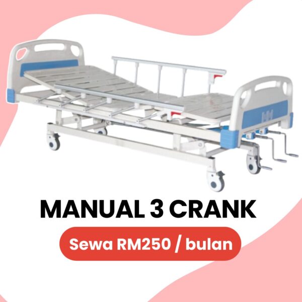Sewa Katil Manual 3 Crank